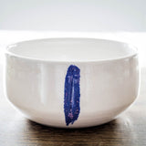 Handmade Stoneware Matcha Bowl with Ergonomic Thumb Indent
