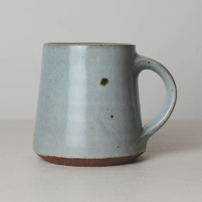 Handmade Stoneware Tea Mug with Celadon Glaze