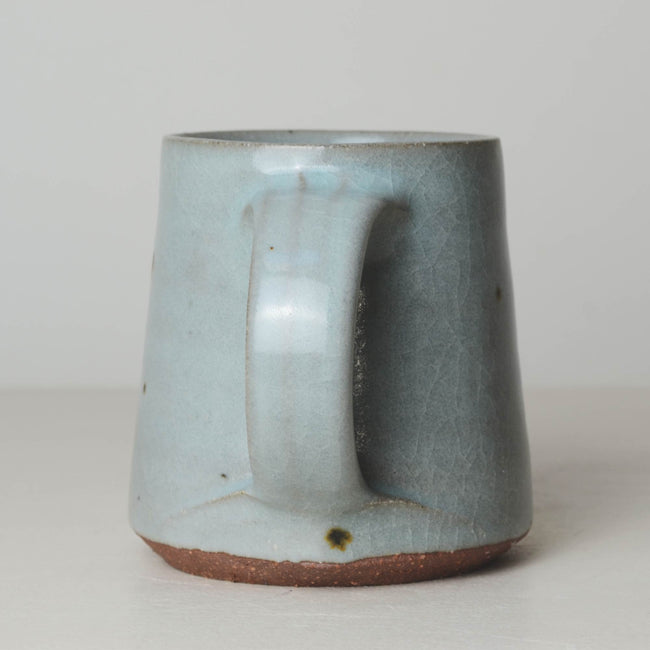 Handmade Stoneware Tea Mug with Celadon Glaze