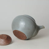Handmade Stoneware Kyusu Teapot with Integrated Filter