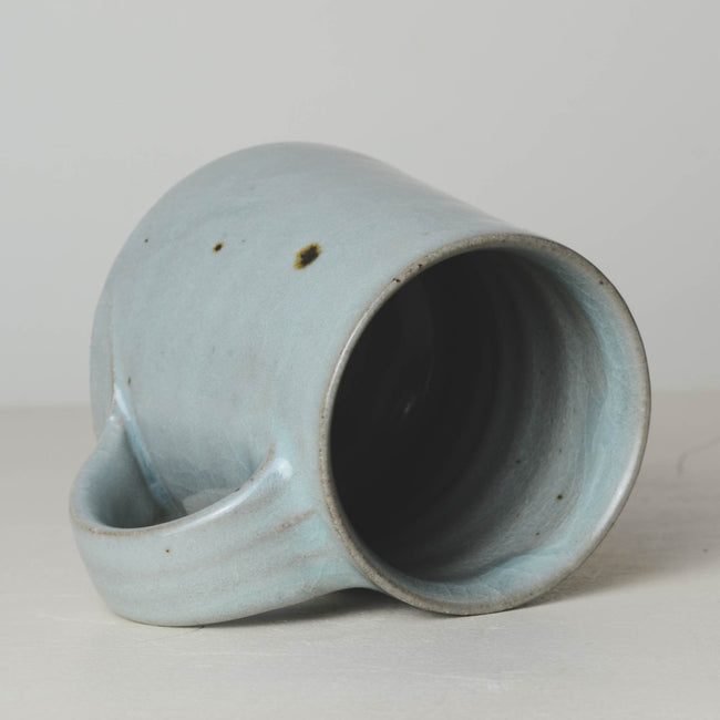 Handmade Stoneware Tea Mug with Celadon Glaze