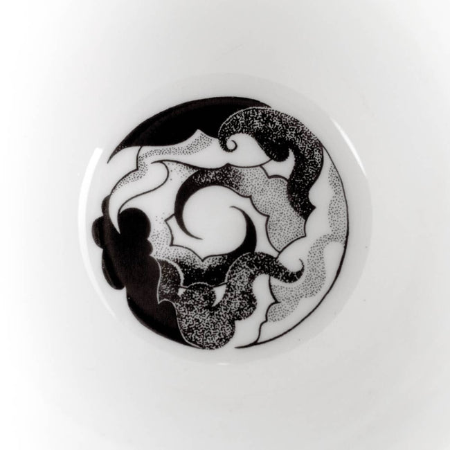 Fine Bone China Leaf Teacup and Saucer Set